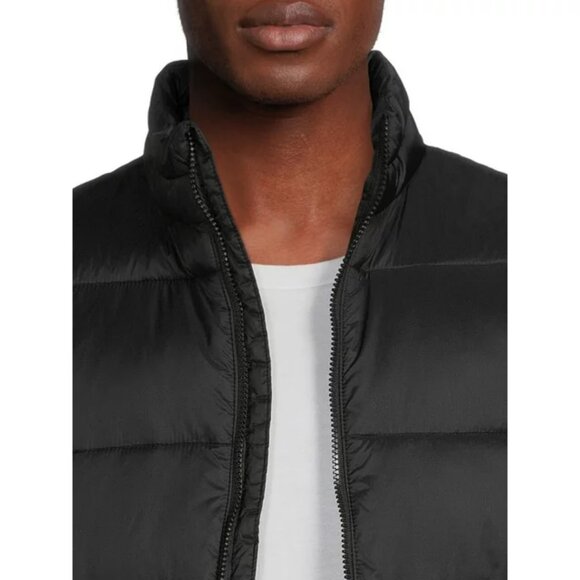 Swiss Tech Mens Puffer Vest Performance Gear Size S, M, XL, 2XL Black Full Zip - Picture 6 of 10